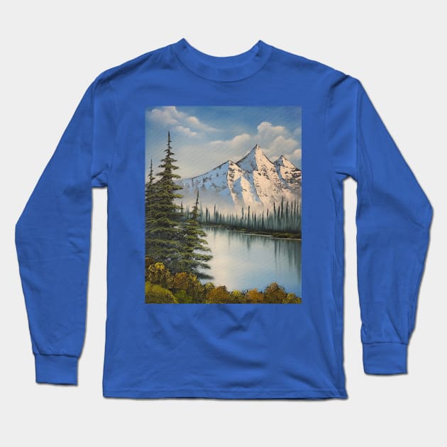 Springtime Mountains Long Sleeve T-Shirt by J&S mason